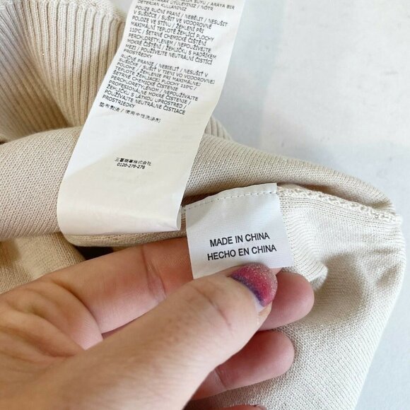 Marella Metallic Trim Cerchio Crop Sweater M NEW - Picture 7 of 11